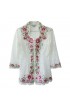 Lyne Halim Blouse Brukat Bordir Broken White, 3223